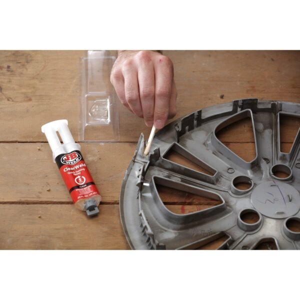 JB WELD CLEAR WELD - 5 MINUTE CLEAR EPOXY - Image 5